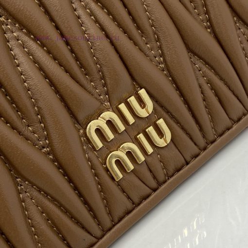 MiuMiu Bags The Latest Pocket Wallet Card Bag Comes With A Complete Set Of Original Packaging Featuring Top r222l2ya - Image 6