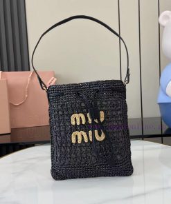 MiuMiu Bags The New Product "Comes With A Full Set Of Original Packaging" Is A Woven Bag Made Of Japanese I vcnu294e
