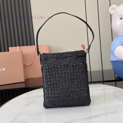 MiuMiu Bags The New Product "Comes With A Full Set Of Original Packaging" Is A Woven Bag Made Of Japanese I vcnu294e - Image 4