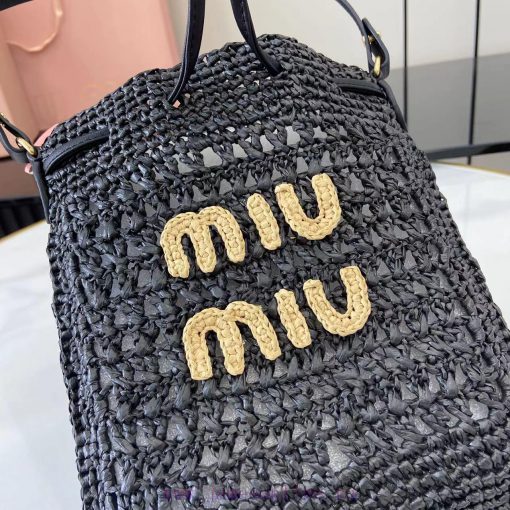MiuMiu Bags The New Product "Comes With A Full Set Of Original Packaging" Is A Woven Bag Made Of Japanese I vcnu294e - Image 6