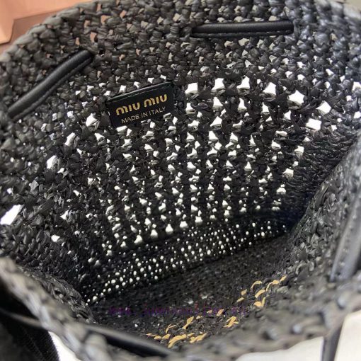 MiuMiu Bags The New Product "Comes With A Full Set Of Original Packaging" Is A Woven Bag Made Of Japanese I vcnu294e - Image 9