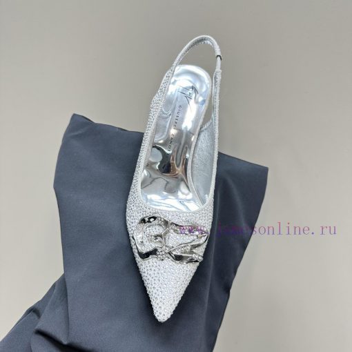 Giuseppe ZanottiGZ 2024s New Rhinestone High HeelsThe Rhinestone Heel Wraps Around Yangjing And dicqu59k - Image 9