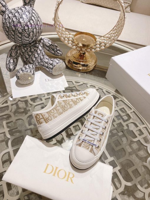 Top Of The Line Dior 2024 Spring/Summer Latest Oblique Classic Embroidered Thick BottomKim Ji S eit7zjul - Image 5