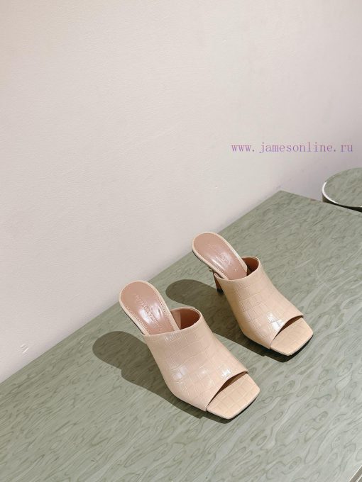 | ²⁰²4 𝐬𝐬  🤍🤎 BV Knot Series Metal Heel Slippers With High Heels~Original Version And 8.5 1:1 S 3yl6qx9u - Image 8