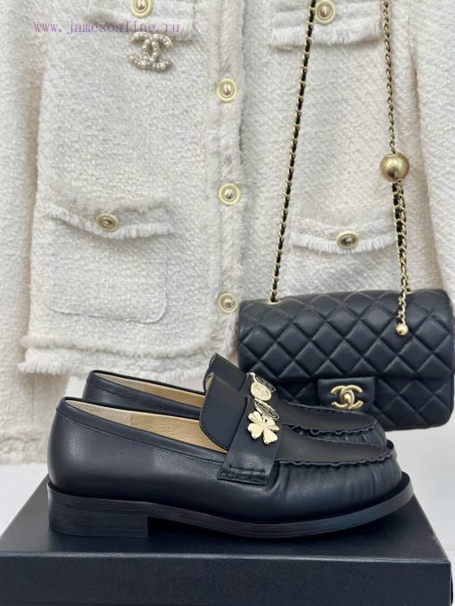 Chanel | Chanel Classic Double C GoldFour Leaf Clover Gold Coin Le Fu Shoes Single ShoesLe Fu S h2ei0jlc - Image 2