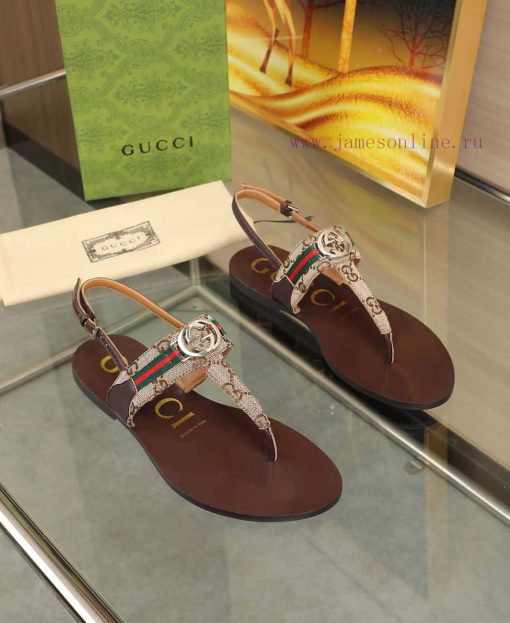 GUCC New Product Show2024 Official Website Synchronizes 11 New Model SandalsGucci Embodies A Se gf907m34 - Image 9