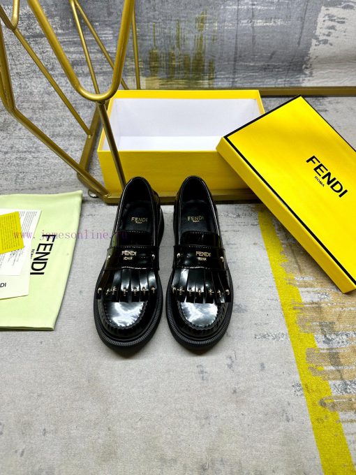 FENDI Filo Academy Loafers With Accessories And Tassel Details Adorned With Metal Stitching And cxa36jvx - Image 4