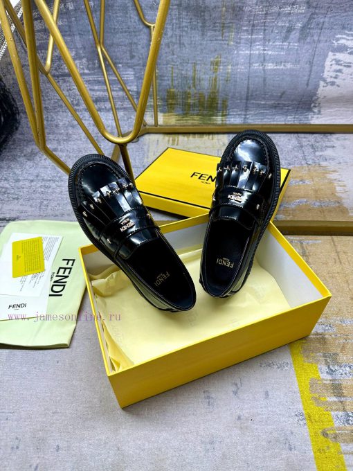 FENDI Filo Academy Loafers With Accessories And Tassel Details Adorned With Metal Stitching And cxa36jvx - Image 6