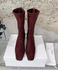 HIDEMI 2024 Autumn/Winter New Elastic Leather Retro Shaped And Short Boots Every Season Is Amaz p1tnk5fm