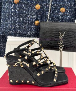Valentino | Valentino 25ss Spring/Summer New ProductsRivet Wedge SandalsHighly Recommend The Qu p5gm7syc