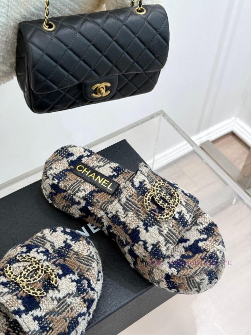 Chanel | Chanel 25c Spring/Summer New ProductsChain Double C Lazy SlippersThis Year Chanel Has e5svrbc2 - Image 6