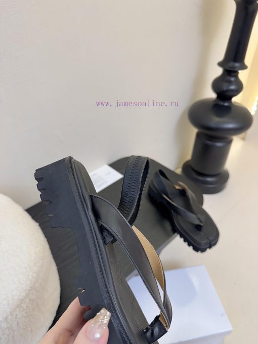 𝐌𝐚𝐢𝐬𝐨𝐧𝐌𝐚𝐫𝐠𝐢𝐞𝐥𝐚 Magira 𝐌𝟔 Ballet Mary Jane Single Toe Tabi Toe Slippers With A Little Bit Of Str 7bfbwnyy - Image 7