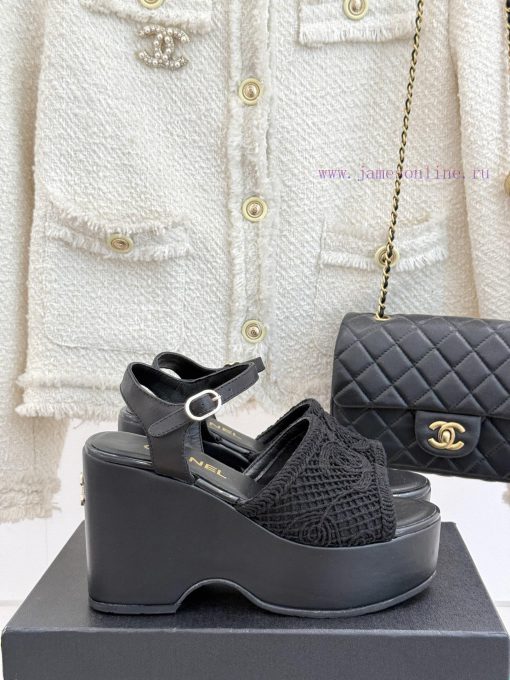 Chanel | Chanel 25P Spring/Summer New ProductsDouble C Hollow Thick Soled SandalsPersonalized F zkdcycrm