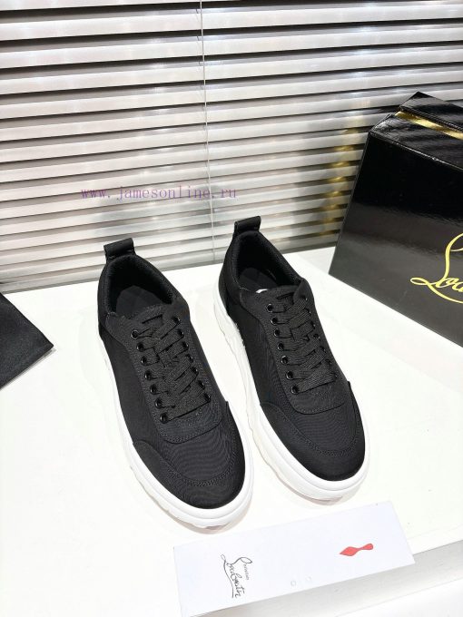 ╔ Low Cut Canvas Thick Soled Sports Shoes - Black ╗️Top Tier Customized Version 2025 𝐬𝐬𝑪𝒉𝒓𝒊𝒔𝒕𝒊𝒂 il5s5xma - Image 2