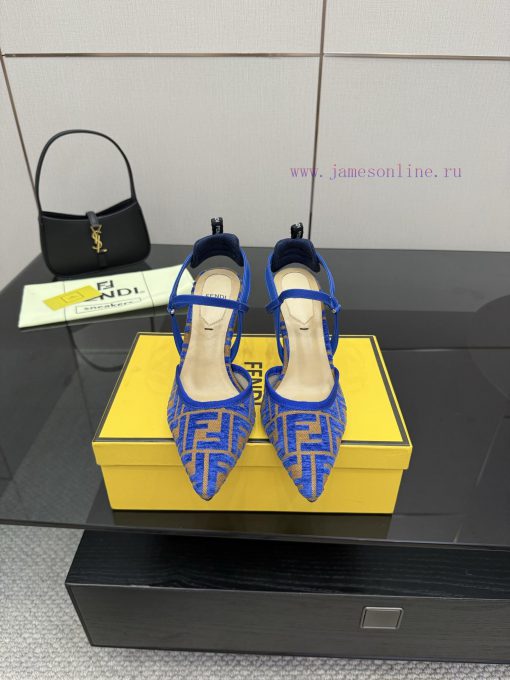 FENDI's Latest Popular Double Belt FF Decorative Jacquard FabricJacquard Fabric On The Upper Of r9c75n98