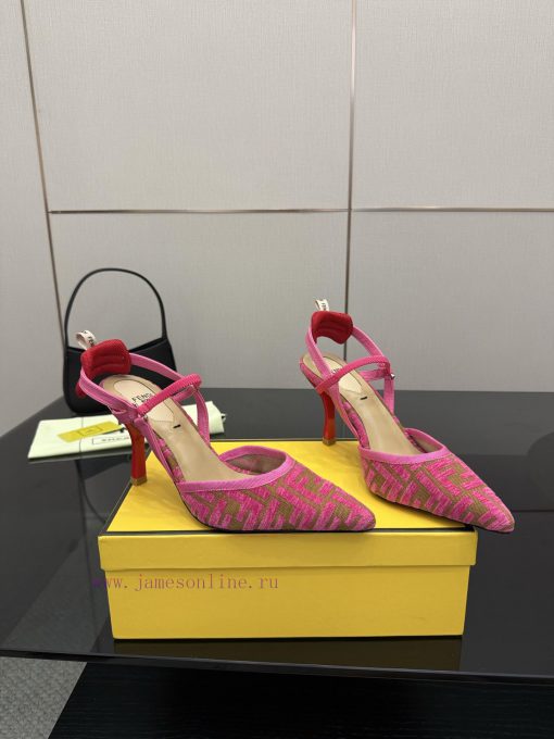 FENDI's Latest Popular Double Belt FF Decorative Jacquard FabricJacquard Fabric On The Upper Of 3p7q2wh7 - Image 3