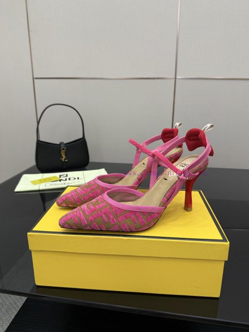 FENDI's Latest Popular Double Belt FF Decorative Jacquard FabricJacquard Fabric On The Upper Of 3p7q2wh7 - Image 5