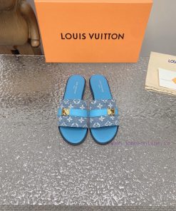 2024 LV Donkey Home Spring/Summer New Slippers 11 Haute Couture Retro And Novel Style Fabric He 1owi4fqq