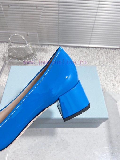High Quality Prada Prada 23 Autumn New Style Square Buckle Temperament Coarse Follow-up ShoesCo j6qzlsvn - Image 7