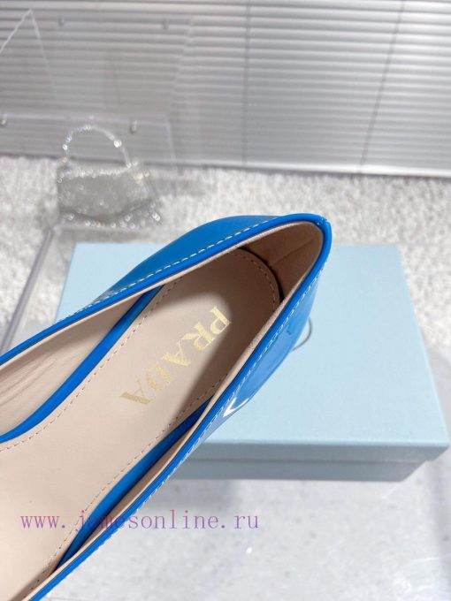 High Quality Prada Prada 23 Autumn New Style Square Buckle Temperament Coarse Follow-up ShoesCo j6qzlsvn - Image 8