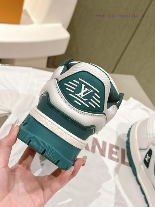 (Fat Version Upgrade) | ² ⁰ ² 4 𝐬𝐬 🤍🤎 Full Leather Couple Outfit LV Louis Vuitton New TrainerSp u71kdedc - Image 6