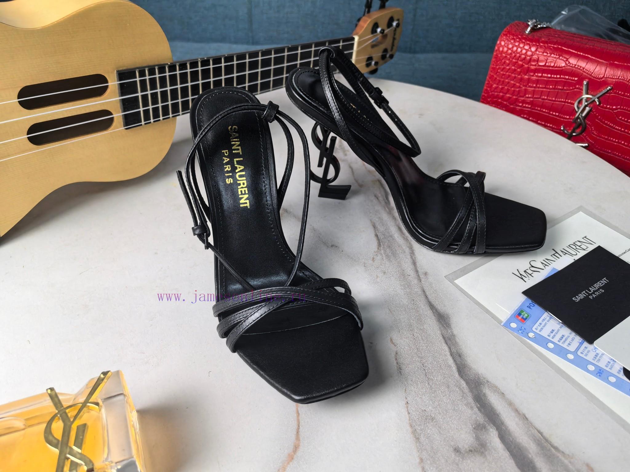 Mi 2024 Early Spring New CollectionThe Top Saint Laurent YSL Logo And High-heeled Sandals Are S rtjiombl - Image 10