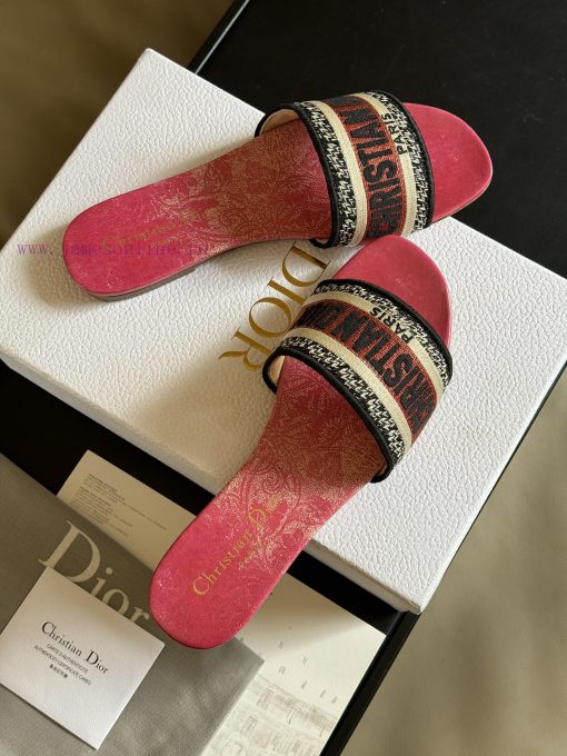 Dior Ss24 New Arrival～CDior Classic Embroidered Slippers In Classic Colors+24 New ColorsExquisi lnk7mr75 - Image 5