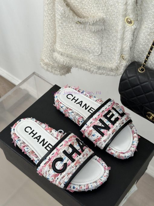 Chanel | Chanel 23p New Large Letter Lazy SlippersIn Summer It Is Necessary For Everyone To Hav wfvt792w - Image 4