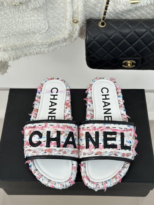 Chanel | Chanel 23p New Large Letter Lazy SlippersIn Summer It Is Necessary For Everyone To Hav wfvt792w - Image 5