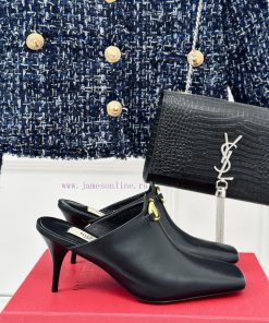 Valentin | Valentino 24S New ProductV-buckle Square Toe High-heeled Slippers ️A Socialite With z5wmgj6u
