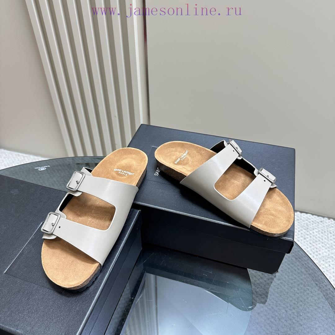 SAIN LAURENT YSS SlippersSuper Beautiful On The Upper Foot Original 11 Mold Synchronized With T wyscbcgz - Image 4