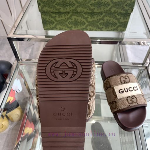 Gucci 24ss Spring/Summer New Couple's Slippers ️️ Super Comfortable Bare Leg Wear Full Return R 753gwu4l - Image 10