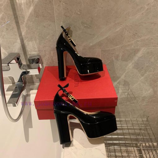 Valentino's Hate Sky High Waterproof Platform Lacquer High Heels Combine Italian Craftsmanship qxp3jnjd - Image 3
