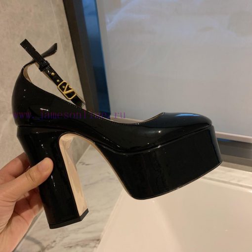 Valentino's Hate Sky High Waterproof Platform Lacquer High Heels Combine Italian Craftsmanship qxp3jnjd - Image 4