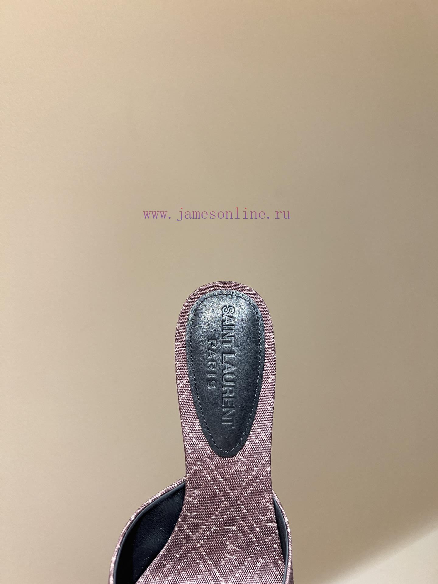The MostSaint Laurent 2024 Paris Saint Laurent Classic High Heel Sandals2024 Temperament Fairy diqw1h2e - Image 6