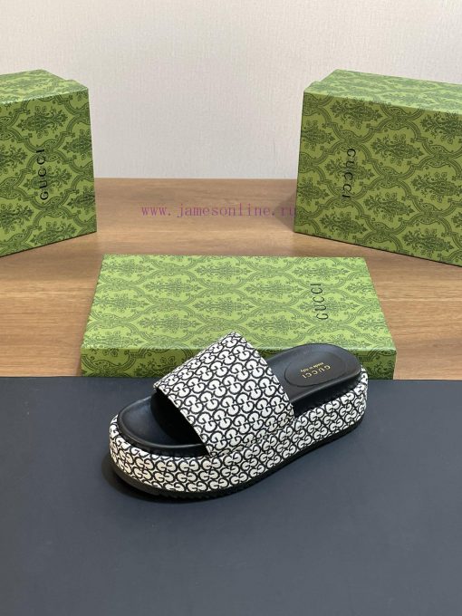 2024 Gucci's Latest Spring/Summer Super Double GG Gucci Series Thick Bottom Sandals And Cold Sl e7croxv8 - Image 6