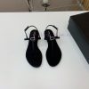 Saint Laurent Silk Diamond Buckle Flat Sandals Have A Unique And Eye-catching Design Including cshh4ilb