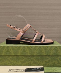 GUCCI 2024 Summer New Sandals ️ Three Straps ️ Classic Horse Street Chain BuckleGucci's Latest xia4xg85