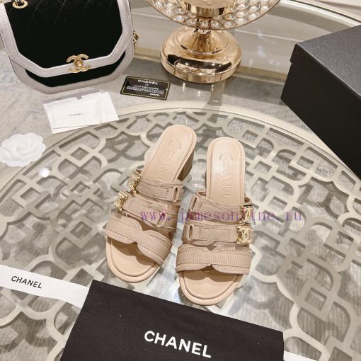 Chanel Chain Cloth Head Coarse Custom Shoes/Sandals Are A Divine Shoe Full Of Chanel Atmosphere 4t3kxptm