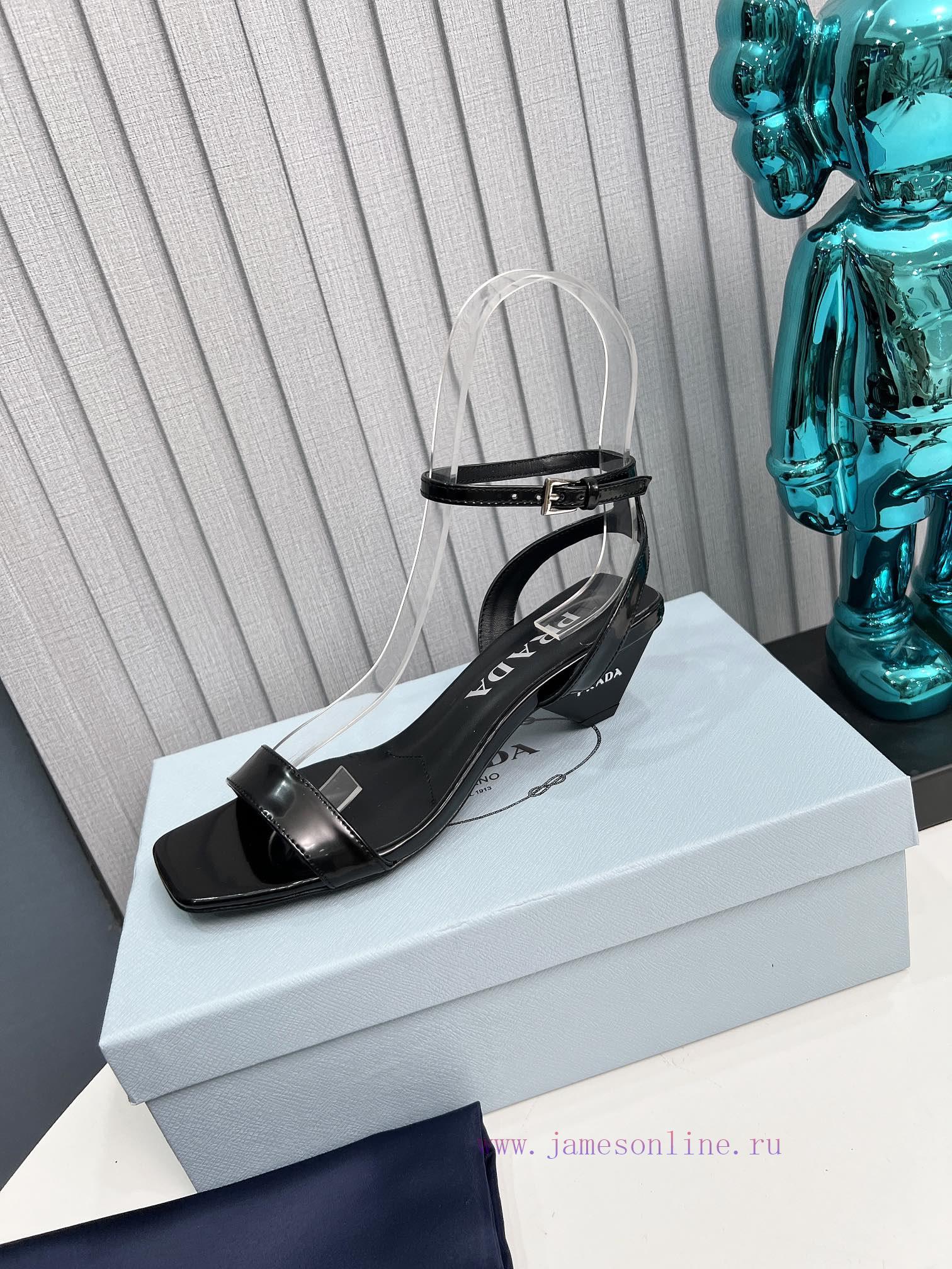 2024 SSS Launches Prada's Latest Collection Of Long And Short Boots Sandals Single Shoes Slim H pycktamz - Image 6
