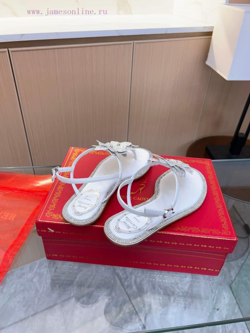 Rene Caovella - RC 2024 Spring New Product VARIE T-shaped Sandals Mix The Timeless Elegance Of y091qrqv - Image 10