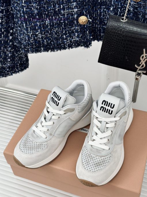 Miu Miu/Miu 24s Early Spring New ProductRetro Casual Sports Shoes ️️Simple Design Of Sports Boa kt2e1rxn - Image 3