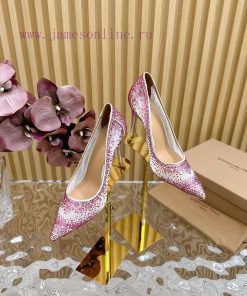Top Gianvit Ross 2024 Early Spring Synchronized New Mesh Hot Diamond Gradient DiamondA Delicate kdbaaajs