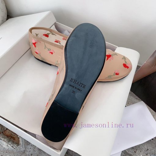 Khaite 𝟐𝟎𝟐 4 Spring/Summer New Embroidered Small Mesh Shoes This Season's Most Immortal 🧚 ️ Mes uh4s8rvs - Image 10