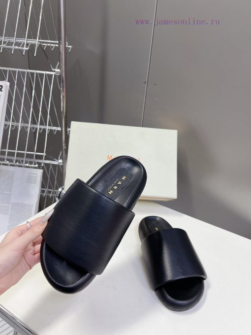 Marni 24ss Runway Cross DragThe Upper Of The Shoe Is Made Of A Whole Piece Of Leather Material k5bbosin - Image 5