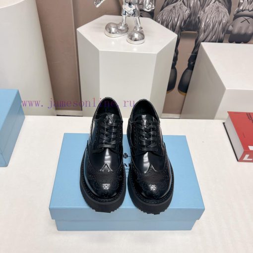 Top TierPRAD-A Prada 2024 Vs Spring/Summer Classic Casual Shoe CollectionSponge Cake Thick Sole 77mx049f