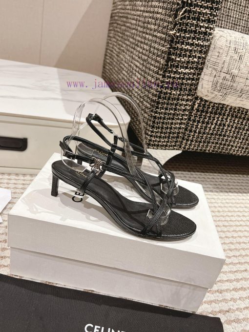 Celine 2024 New Kai Cat Sandals With HeelsElegant And Sophisticated With Slim Feet That Exude A w6x1l9t1 - Image 3