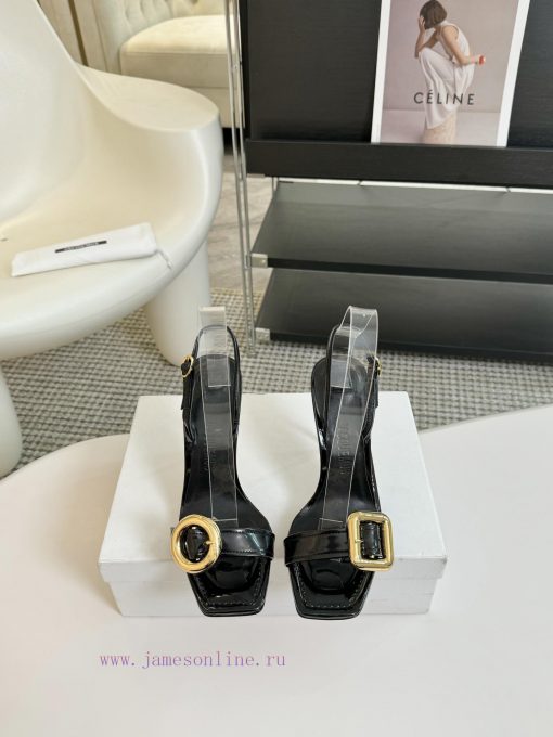 JACQUEMUS Designer BrandSND Simple Square Head Women's High HeelsBow Decoration Square Head Log 1ky5sy8m - Image 2
