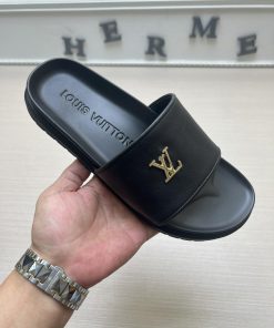 LOUIS VUITTON Louis Vuitton Slippers High-end Quality LV Classic Series Imported Floral Materia ao7jvlpk