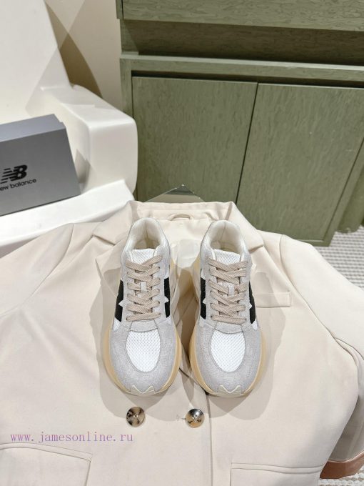 | ²⁰²4 𝐬𝐬  🤍🤎  𝐍𝐞𝐰𝐁𝐚𝐥𝐚𝐧𝐜𝐞 New Thick Soled Sports And Leisure Shoe Upper With Cowhide Mesh And S 8a86ope9